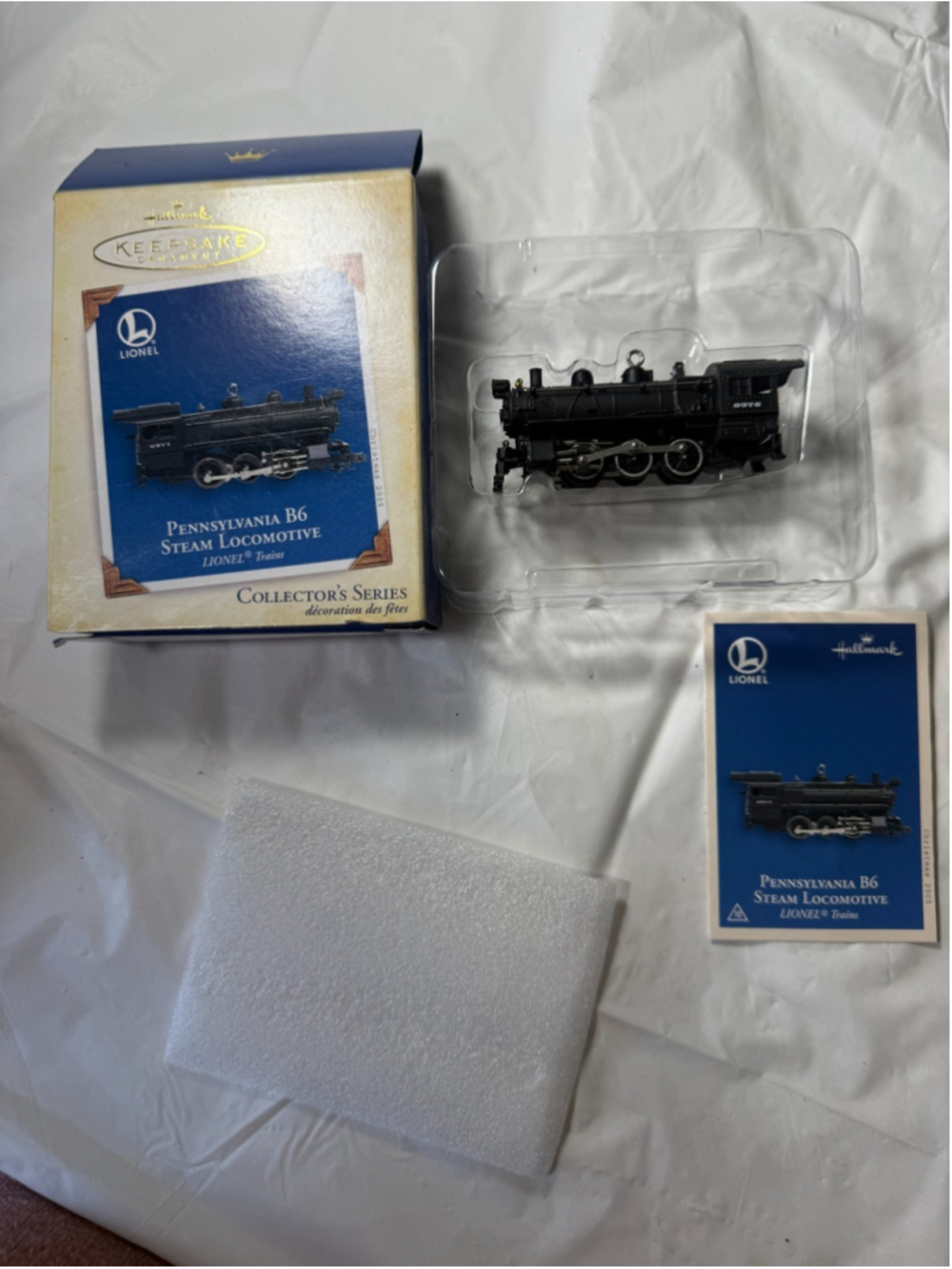 Hallmark Keepsake Ornament 2005 Pennsylvania B6 Steam Locomotive Lionel 10th